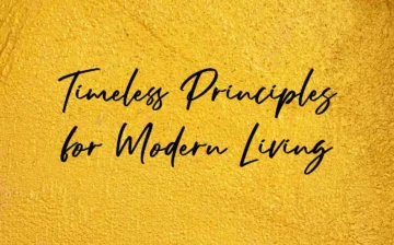 08-19-25 | Living Wisely: Timeless Principles for Modern Living - Morning